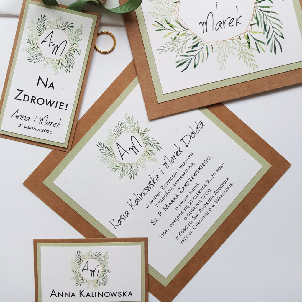 zaproszenie ślubne