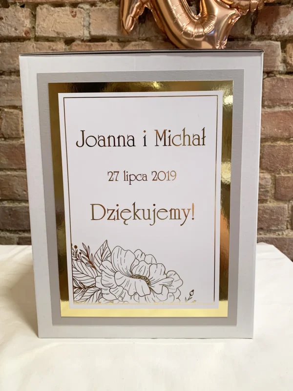 Pudełka na Telegramy Złoty