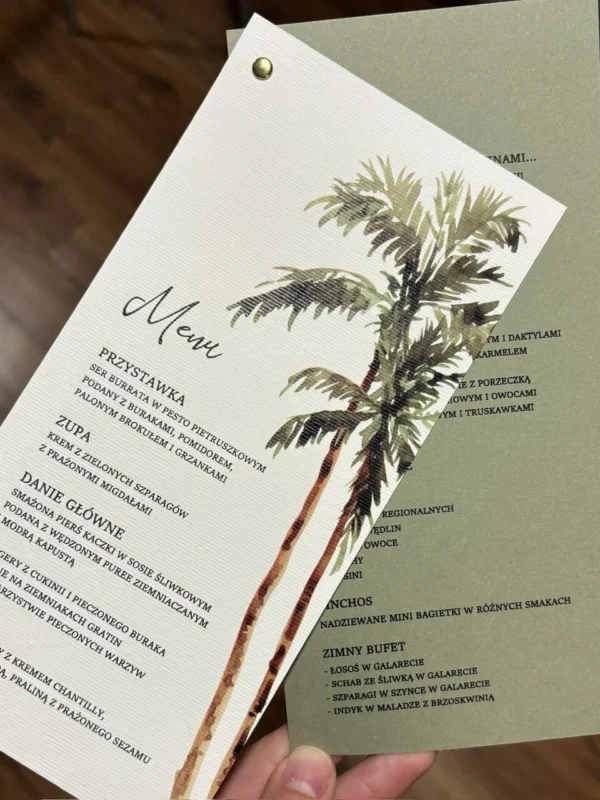 Menu Palm